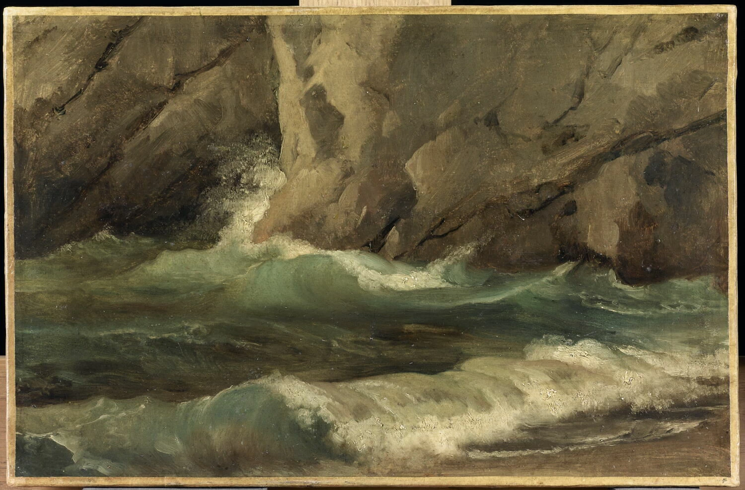 Onde ai piedi delle rocce - Louvre Collections